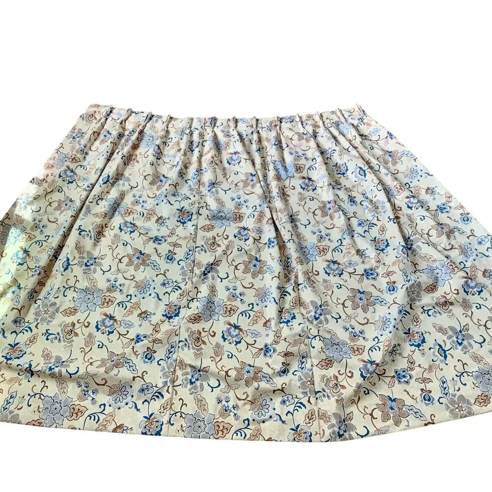 Floral Drapery Panels Pair 64x63